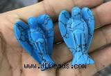 CDN479 30*40mm angel imitation turquoise decorations wholesale