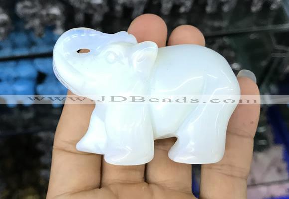 CDN512 33*65*45mm elephant opal decorations wholesale