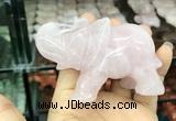 CDN530 35*80*55mm elephant rose quartz decorations wholesale