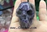 CDN552 35*50*40mm skull dogtooth amethyst decorations wholesale