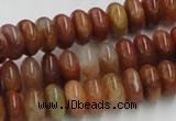 CDQ18 15.5 inches 4*8mm rondelle natural red quartz beads wholesale