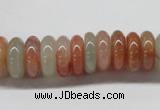 CDQ31 15.5 inches 4*14mm rondelle natural red quartz beads wholesale