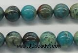 CDS08 16 inches 12mm round dyed serpentine jasper beads wholesale