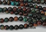 CDS185 15.5 inches 6mm round dyed serpentine jasper beads