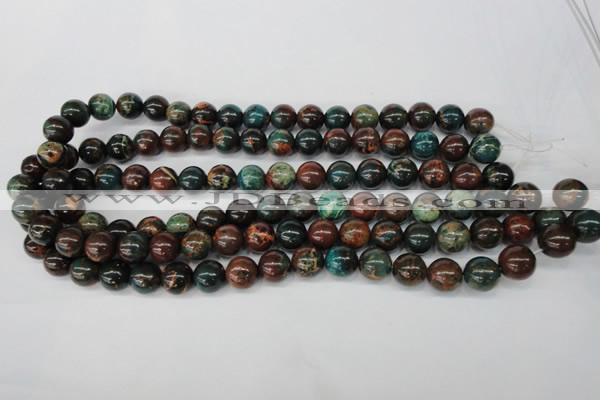 CDS186 15.5 inches 8mm round dyed serpentine jasper beads