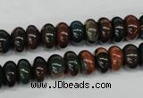 CDS196 15.5 inches 6*10mm rondelle dyed serpentine jasper beads