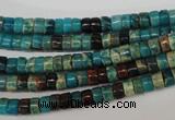 CDS31 15.5 inches 3*5mm heishi dyed serpentine jasper beads