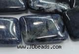 CDU04 15.5 inches 22*32mm rectangle natural blue dumortierite beads