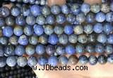 CDU362 15.5 inches 8mm round sunset dumortierite beads wholesale