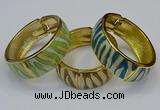 CEB167 20mm width gold plated alloy with enamel bangles wholesale