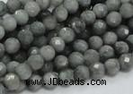 CEE48 15.5 inches 4mm faceted round eagle eye jasper beads wholesale