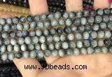 CEE510 15.5 inches 6mm round eagle eye jasper beads