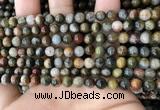 CEE524 15.5 inches 6mm round eagle eye jasper beads wholesale