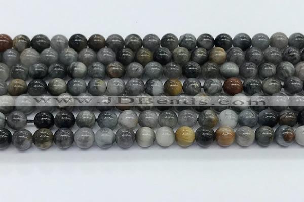 CEE535 15.5 inches 6mm round eagle eye jasper beads wholesale