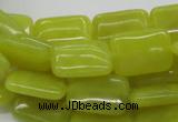 CEJ04 15.5 inches 13*18mm rectangle lemon jade beads wholesale