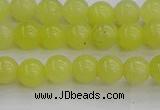 CEJ201 15.5 inches 6mm round lemon jade beads wholesale