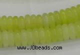 CEJ211 15.5 inches 2*6mm rondelle lemon jade beads wholesale