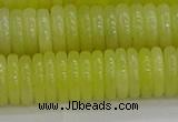 CEJ213 15.5 inches 2*10mm rondelle lemon jade beads wholesale