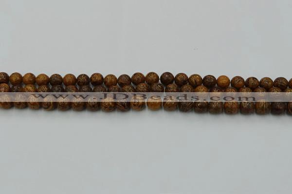 CEJ301 15.5 inches 6mm round elephant skin jasper beads wholesale