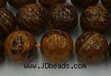 CEJ305 15.5 inches 14mm round elephant skin jasper beads wholesale