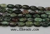 CEM10 15.5 inches 6*8mm oval emerald gemstone beads wholesale