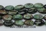 CEM11 15.5 inches 8*12mm oval emerald gemstone beads wholesale