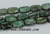 CEM17 15.5 inches 8*12mm rectangle emerald gemstone beads wholesale