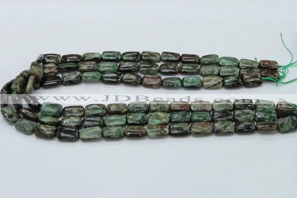 CEM18 15.5 inches 10*14mm rectangle emerald gemstone beads wholesale