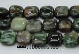 CEM22 15.5 inches 10*10mm square emerald gemstone beads wholesale