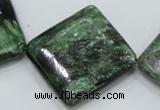 CEM23 15.5 inches 30*30mm diamond emerald gemstone beads wholesale