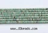 CEM70 15.5 inches 3.5*7mm rondelle emerald gemstone beads