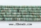 CEM71 15.5 inches 4.5*8mm rondelle emerald gemstone beads