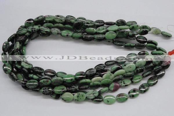 CEP11 15.5 inches 10*14mm oval epidote gemstone beads wholesale