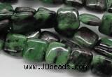 CEP14 15.5 inches 12*12mm square epidote gemstone beads wholesale