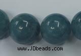 CEQ09 15.5 inches 20mm round blue sponge quartz beads wholesale