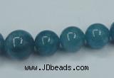 CEQ10 15.5 inches 8mm - 18mm round blue sponge quartz beads wholesale