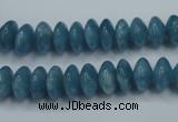 CEQ24 15.5 inches 6*10mm rondelle blue sponge quartz beads