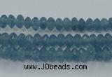 CEQ31 15.5 inches 2*4mm faceted rondelle blue sponge quartz beads