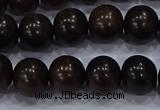 CEY53 15.5 inches 10mm round ebony wood beads wholesale