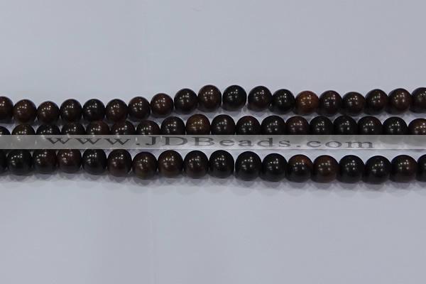 CEY53 15.5 inches 10mm round ebony wood beads wholesale