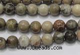 CFA26 15.5 inches 8mm round chrysanthemum agate gemstone beads