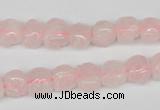 CFG58 15.5 inches 8*10mm carved pig-shaped rose quartz beads