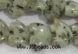 CFG809 12.5 inches 14*18mm carved animal sesame jasper beads