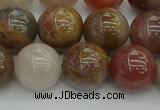 CFJ203 15.5 inches 10mm round fancy jasper beads wholesale