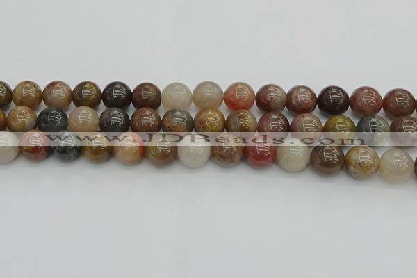 CFJ203 15.5 inches 10mm round fancy jasper beads wholesale