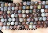 CFJ251 15.5 inches 6mm faceted round fantasy jasper beads wholesale