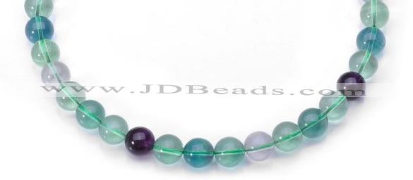 CFL02 6mm AA grade round natural fluorite beads Wholesale