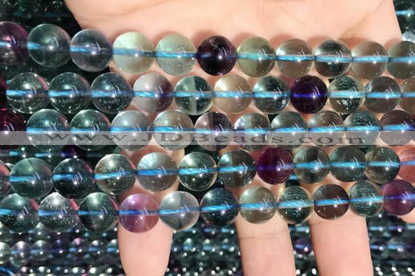 CFL1132 15.5 inches 10mm round fluorite gemstone beads wholesale