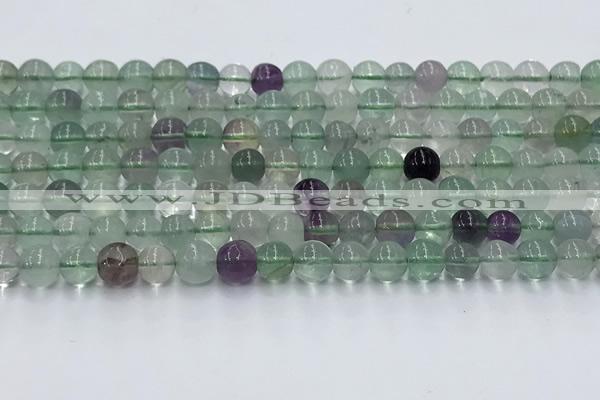 CFL1135 15.5 inches 6mm round fluorite beads wholesale