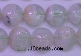 CFL1208 15.5 inches 10mm flat round green fluorite gemstone beads